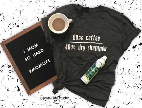 coffee-dryshampoo display